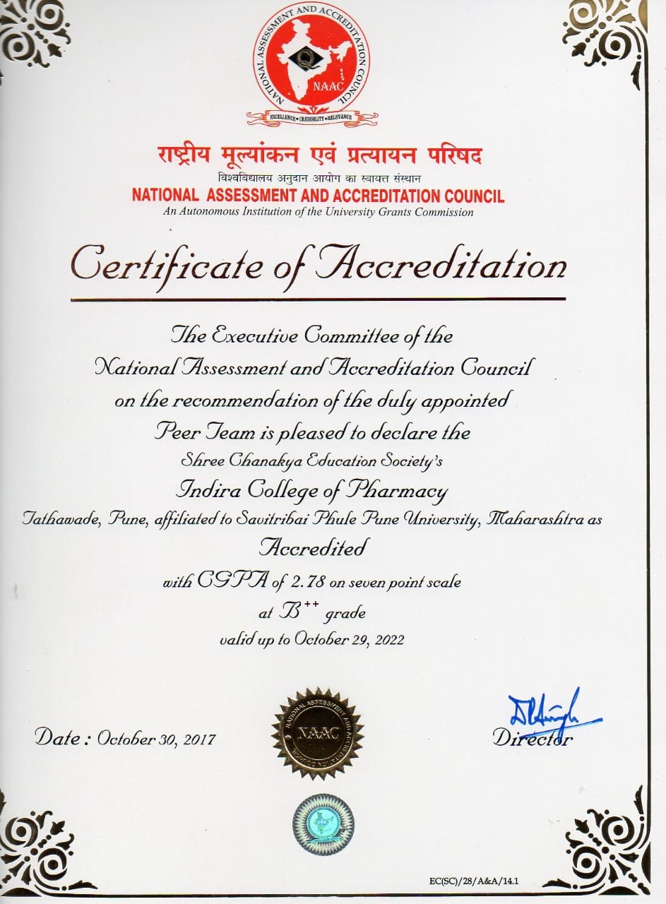 Accreditations And Recognition - Indira Group of Institutes, Pune